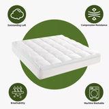 Bamboo Mattress Topper Extra Thick