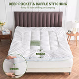 Bamboo Mattress Topper Extra Thick